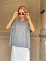 חולצת NAM - אפורה