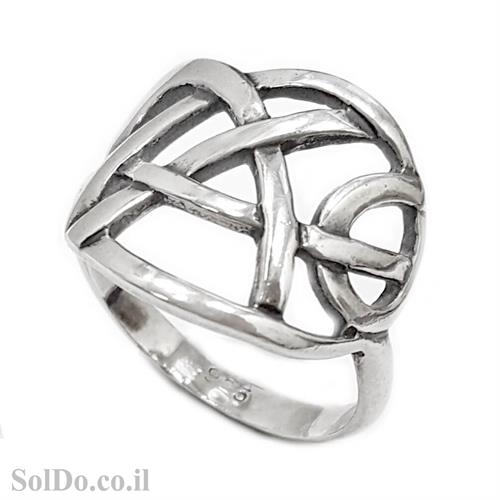 טבעת מעוצבת מכסף RG6016 | תכשיטי כסף 925 | טבעות כסף