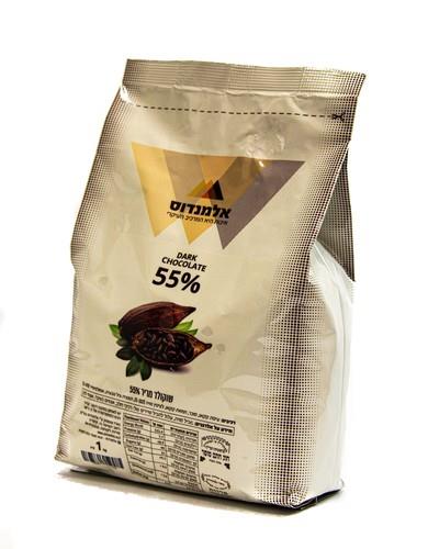 שוקולד מריר אלמנדוס 55% 1 ק"ג