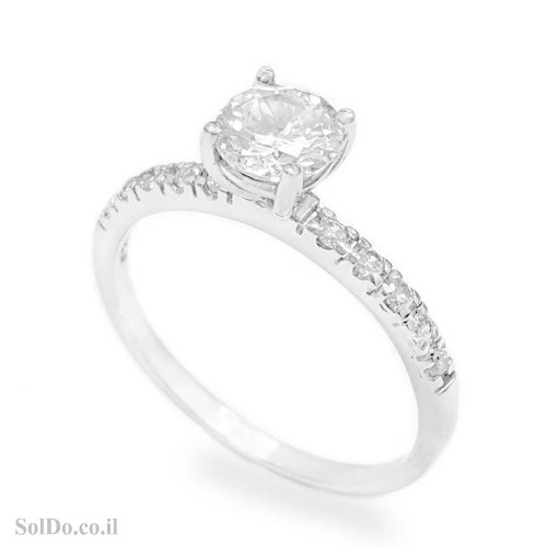 טבעת מכסף משובצת אבני זרקון  RG6200 | תכשיטי כסף | טבעות כסף