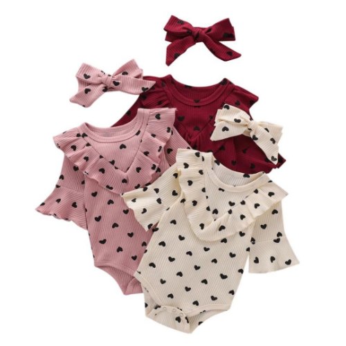 בגד גוף לבבות אביבי