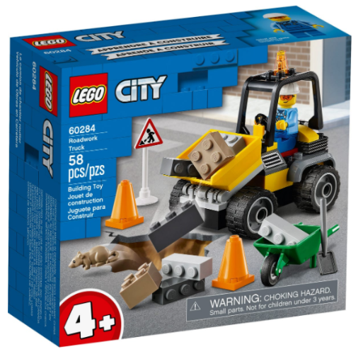 לגו City 60284 משאית עבודות דרכים