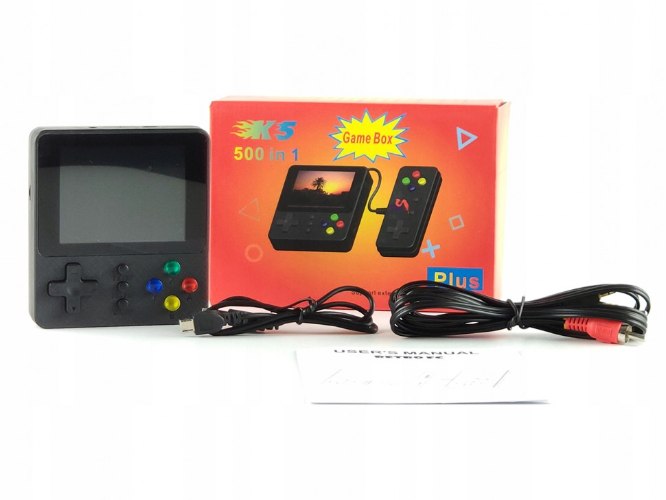קונסולת משחקי רטרו|קונסולה עם 500 משחקים+שלט