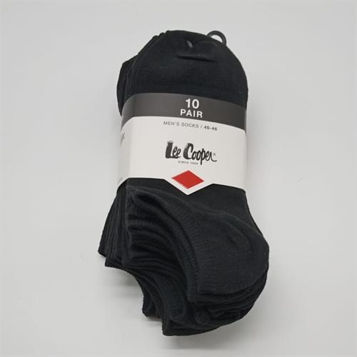 מארז 10 זוגות גרבי קרסול lee cooper גבר