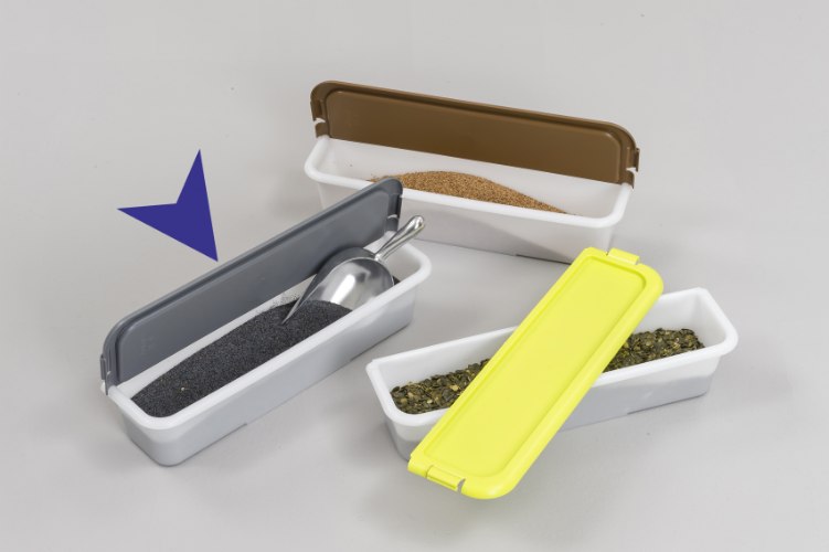 מיכל זרעים+מכסה 54X10X12 ס"מ