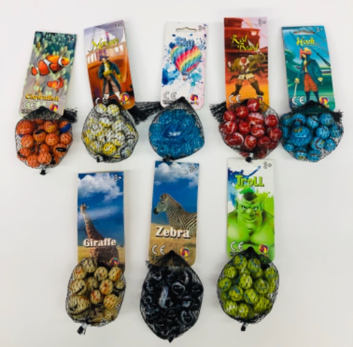 מגוון גולות מעוצבות