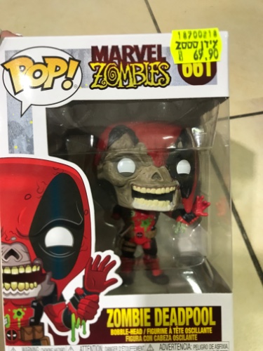 בובת פופ zombie deadpool