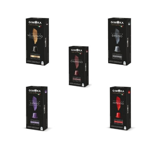 120 קפסולות ג'ימוקה תואם נספרסו Gimoka nespresso Mix