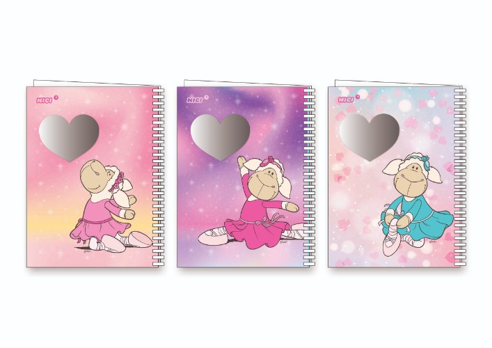 מחברת שורה ספירלה ‏‎PP A4 ג'ולי מראה (3/24) 2021