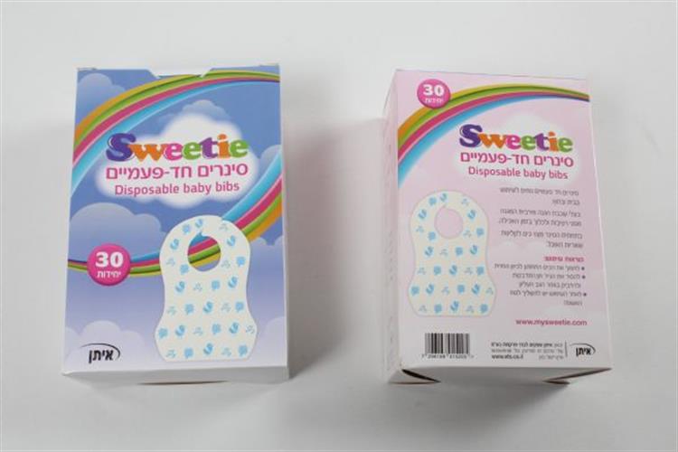 סינרים חד פעמיים 30 יחידות Sweetie