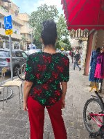 מנצנצת כריסמסית יפהפייה מידה M