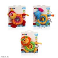 רעשן בובות חיות לפעוטות