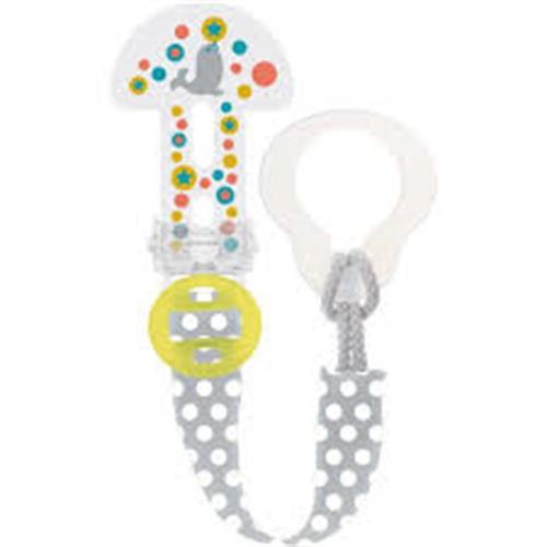 MAM  מחזיק מוצץ אפור