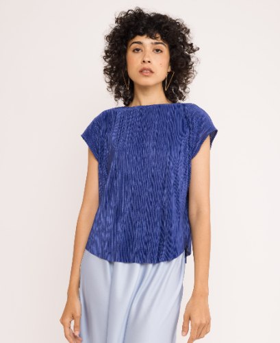 חולצת גופרה - כחול מלכותי