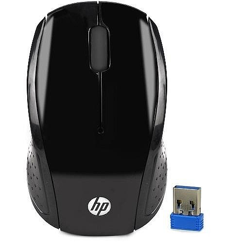 עכבר אלחוטי שחור HP 200