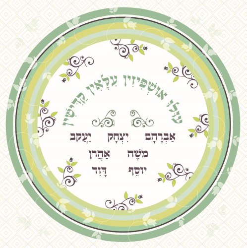 קישוט אושפיזין עגול