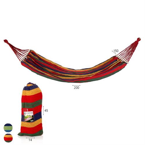 ערסל בד זוגי מוטות עץ