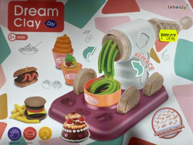 ערכת בצק עם מכונה מיוחדת