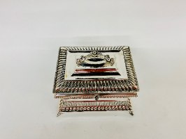 קופסת אתרוג טבולה בכסף סדרת מורשת האחים חדד