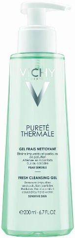 VICHY פיורה טרמל ג'ל ניקוי מרענן לפנים לעור רגיש