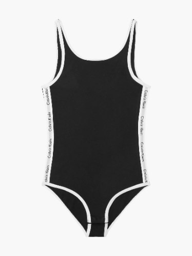 בגד גוף CK לוגו שחור לבן 8-16