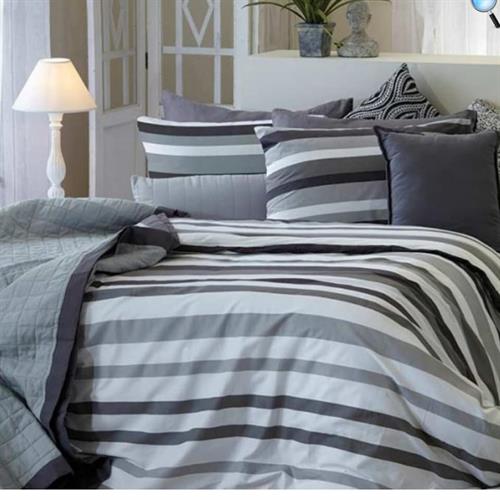 סט מלא מיטה וחצי דדגם בריז 100% כותנה