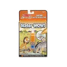 חוברת טוש המים ספארי - מליסה ודאג