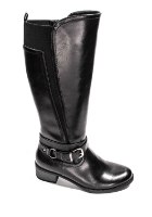 מגף גבוה לנשים בתוספת גומי דגם - W1Z08