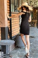 שמלת ריילי אוף שולדרס שחורה