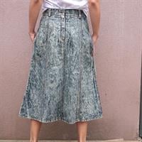 חצאית מידי ג'ינס Stone wash מידה L/XL