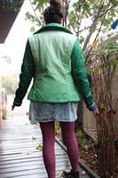 מעיל סקי סבנטיז נדיר ירוק משגע מידה M/L