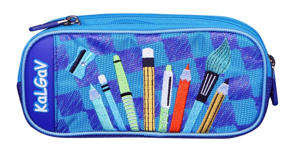 קלמר 2תאים מתרחב עפרונות כחול רויאל