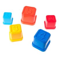 מגדל כוסות מספרים 5חלקים 1+