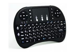 מקלדת מיני אלחוטית מקצועית+משטח מגע דגם rii-i8 למגוון טלויזיות חכמות/מחשבים/סטרימרים