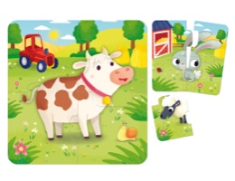 פאזל 4 חלקים לפעוטות