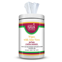 -- מטליות חיטוי בתוספת אלוורה -- 160 מגבונים, נאוה