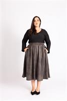 חצאית לורי אפורה