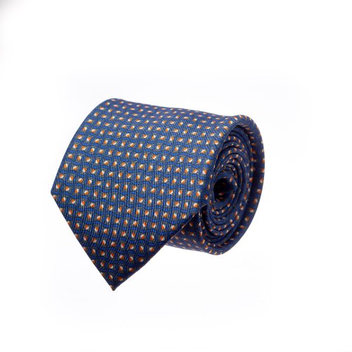 עניבה ריבועים כחול אדום