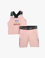 חליפות בנות ספורט טייץ ברך KEEP MOVING