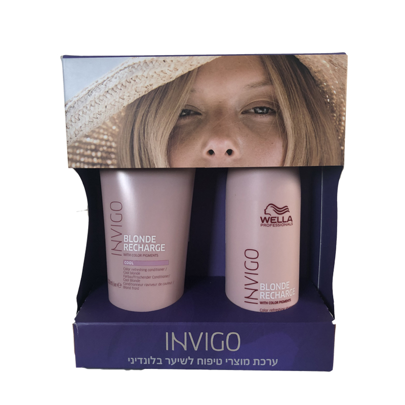 מארז וולה ונביגו בלונד ריצ'רג' Wella Invigo Recharge Kit