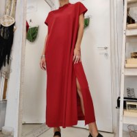 שמלת NAM - אדום בריק