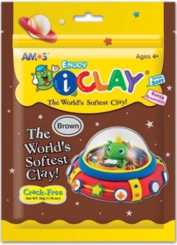 חימר קל I-CLAY חום - 50 גר'
