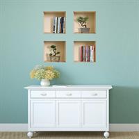 עציצי בונסאי וספרים דגם 405