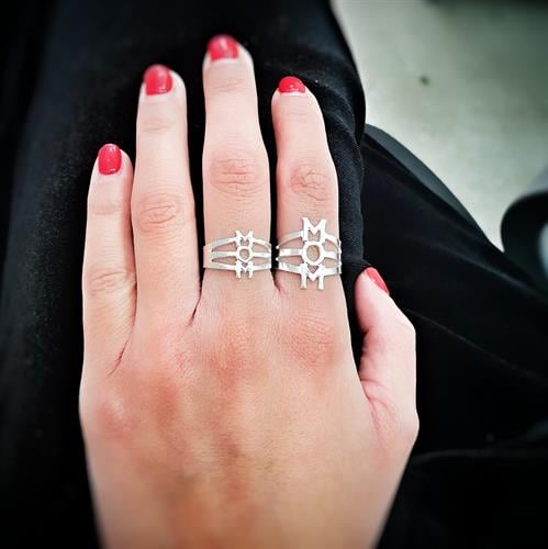 טבעת MOM בשני גדלים