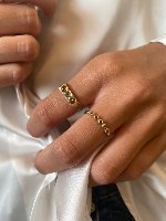 טבעת קיארה זהב צהוב