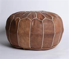 פוף עור חום בהיר