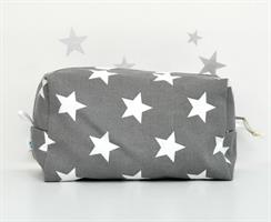 תיק חיתולים כוכבים אפור