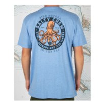 Salty Crew Deep Reach T-Shirt - Light Blue