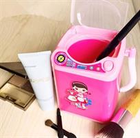 מיני מכונת כביסה לניקוי כלי האיפור