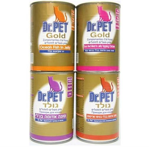 שימורי דר' פט גולד בטעמים 4 יחידות